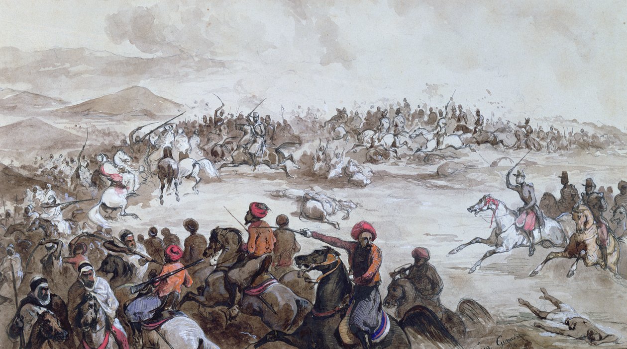 Gefangennahme des Stammes von Abd el-Kader durch Henri d
