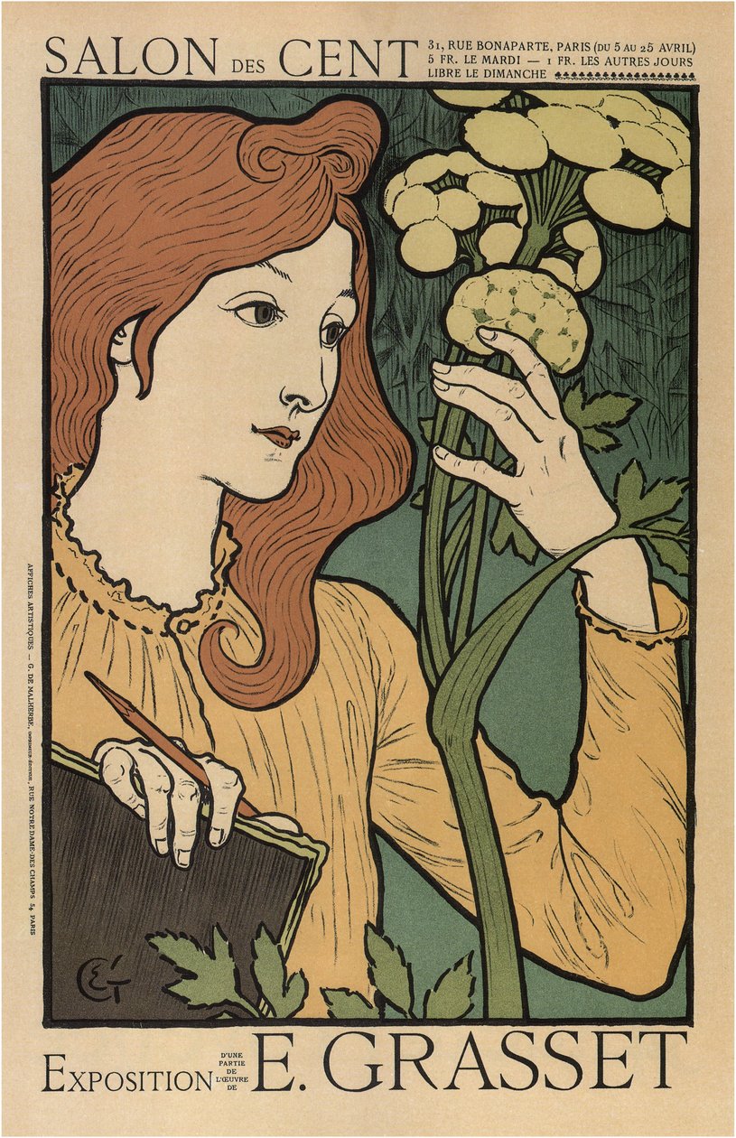 Salon des Cents, 1894 von Eugene Grasset