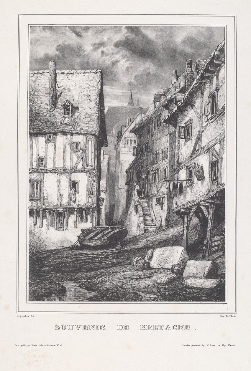 Erinnerung an die Bretagne von Eugene Isabey