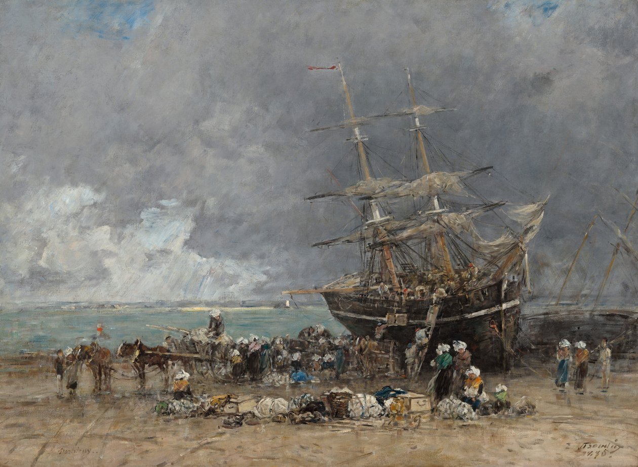Rückkehr des Terre-Neuvier von Eugene Louis Boudin