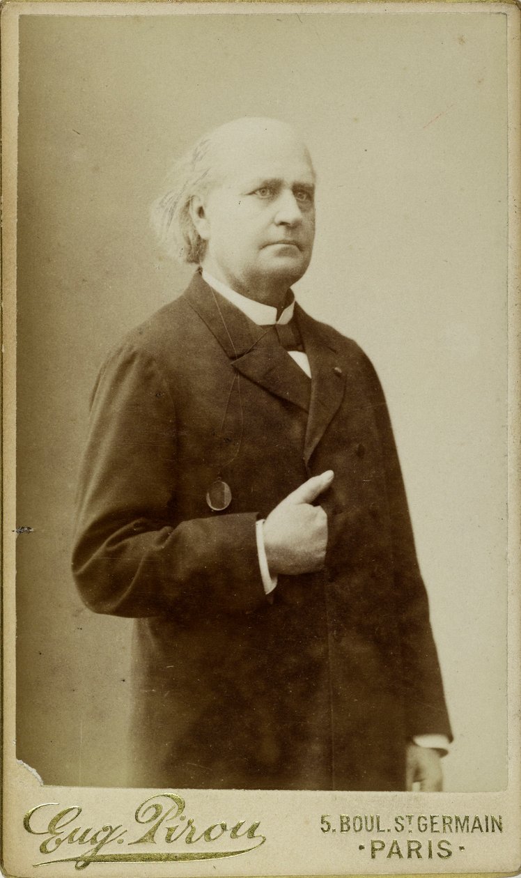 Porträt von Leconte de Lisle 1818-1894, ca. 1870 von Eugene Pirou