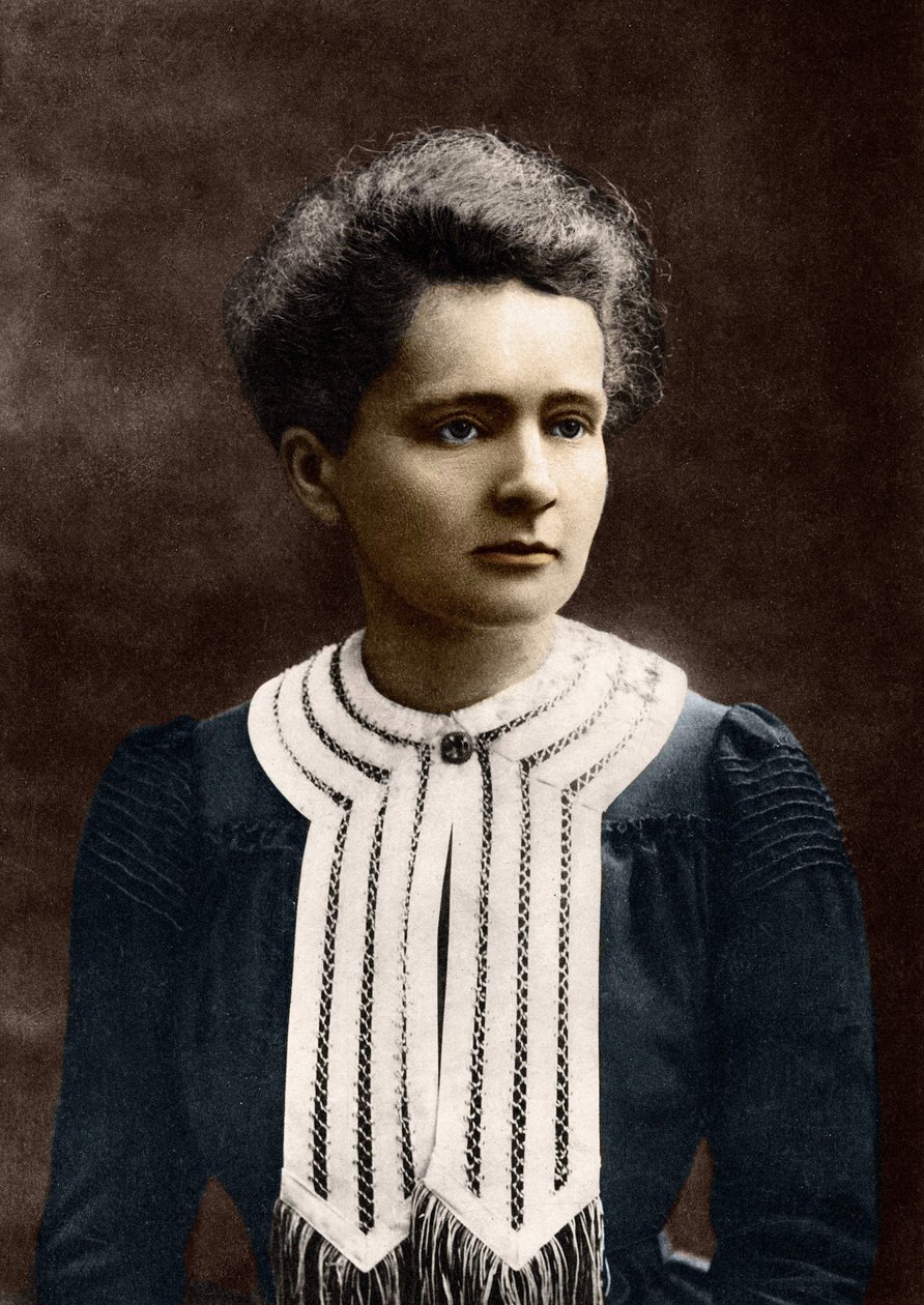 Porträt von Marie Curie 1867-1934 von Eugene Pirou