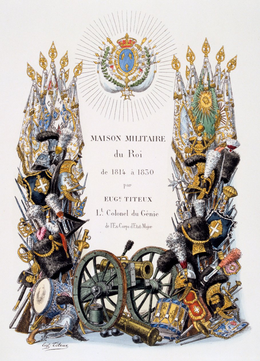 Haupttitelblatt, 1814-1830 von Eugene Titeux