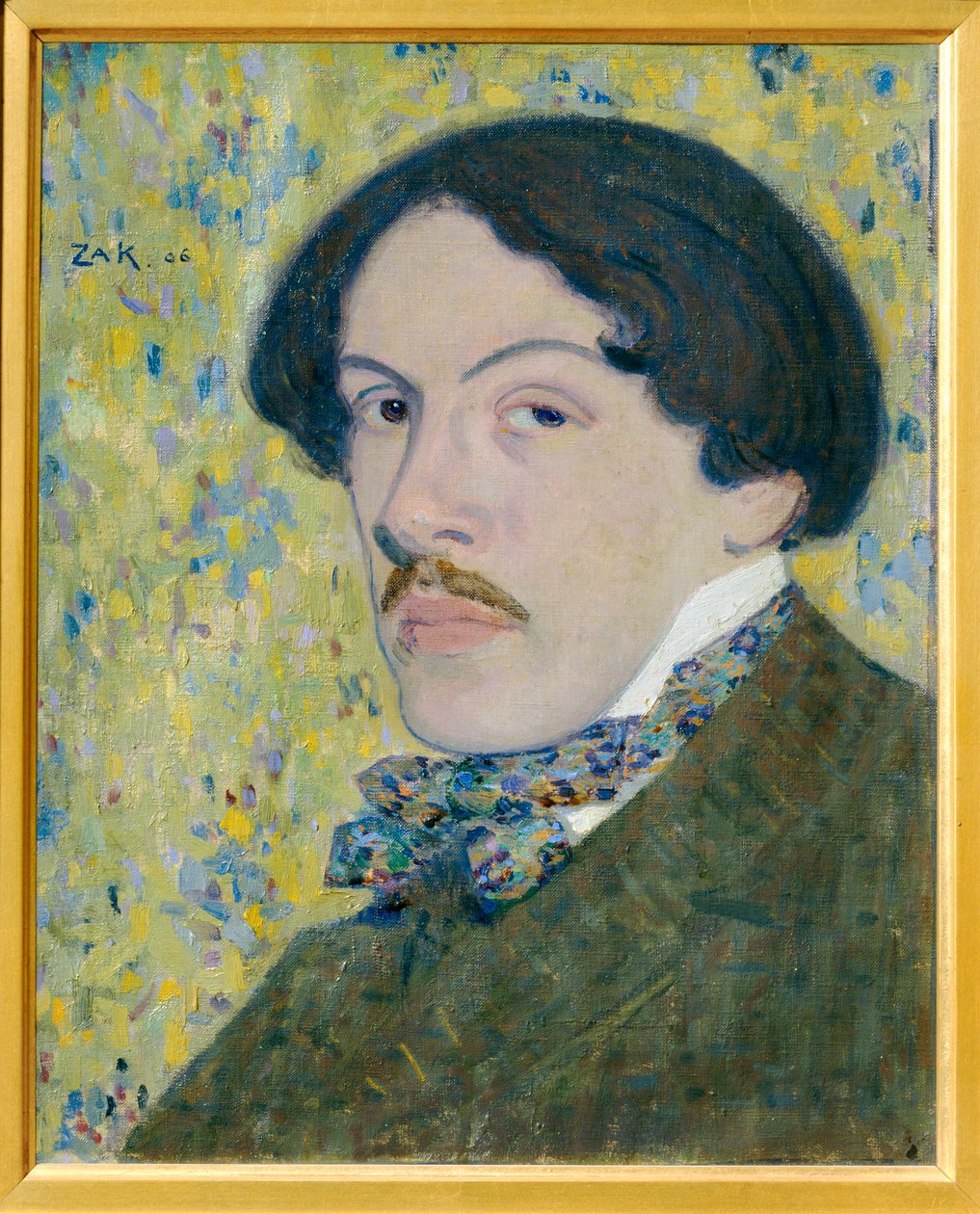 Porträt des Malers Leopold Gottlieb von Eugene Zak