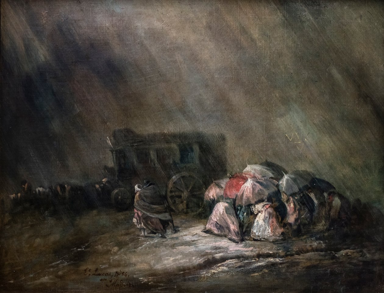 Die Diligence von Eugenio Luca y Velasquez