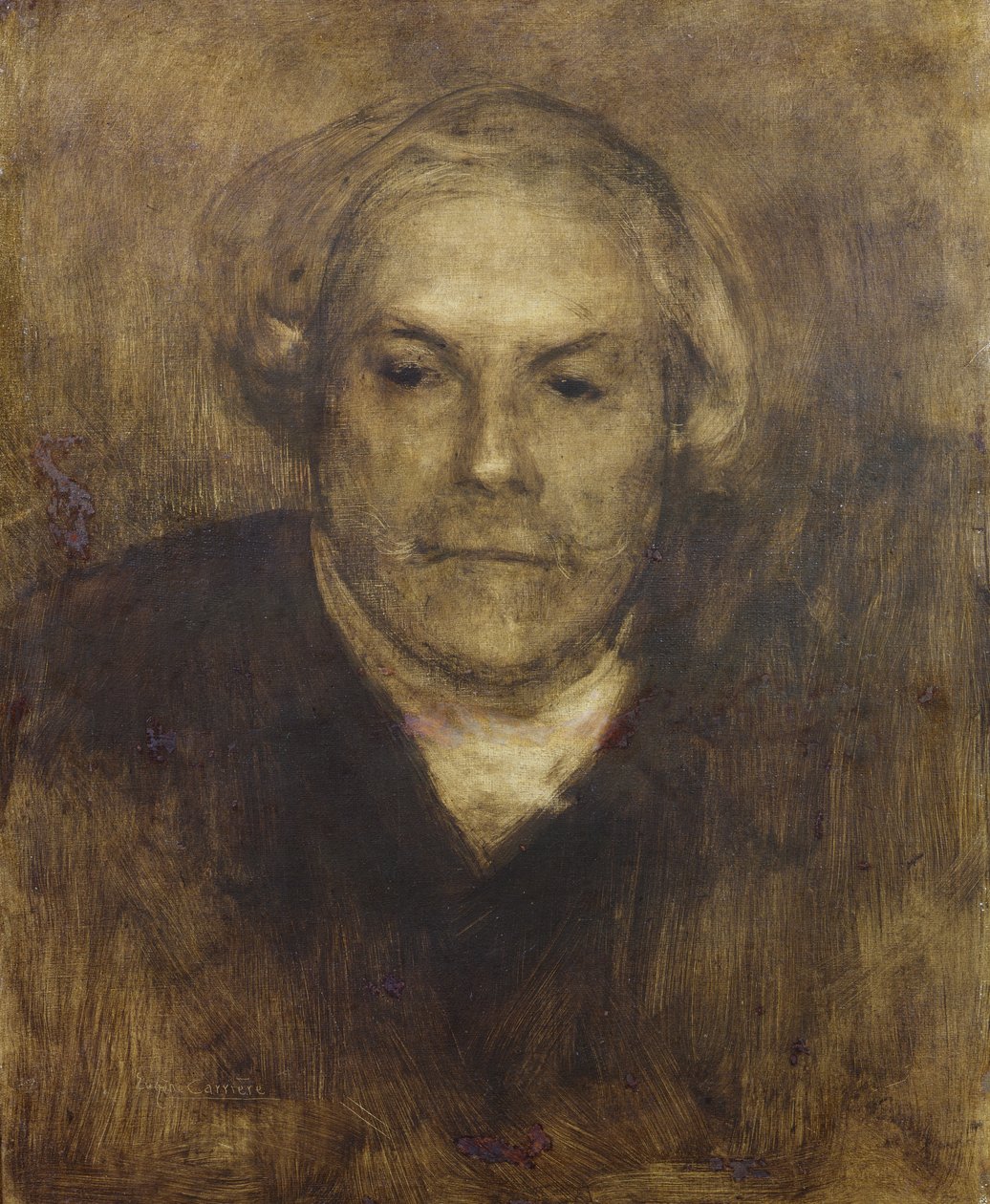 Edmond de Goncourt (1822-96) ca. 1892 von Eugène Carrière