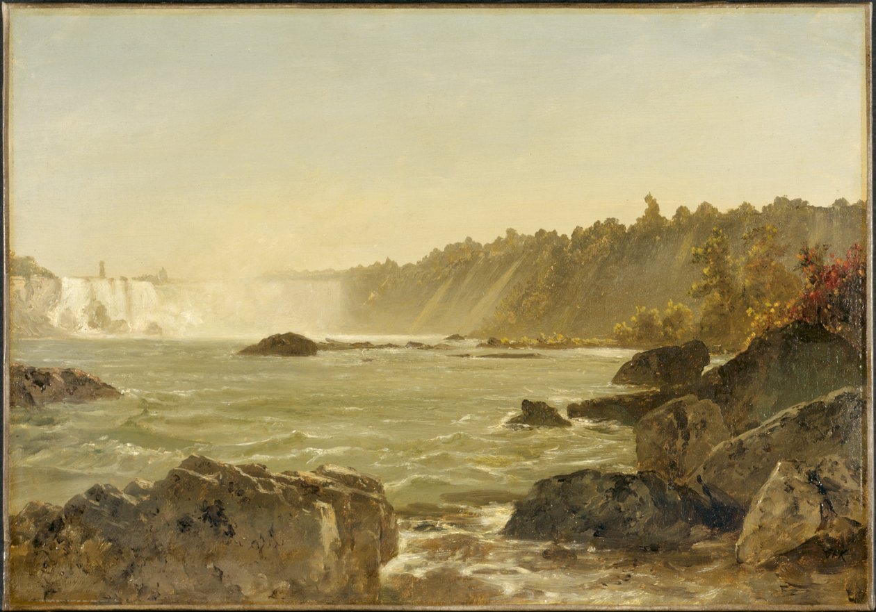 Ansicht der Niagarafälle von Eugène Colliau