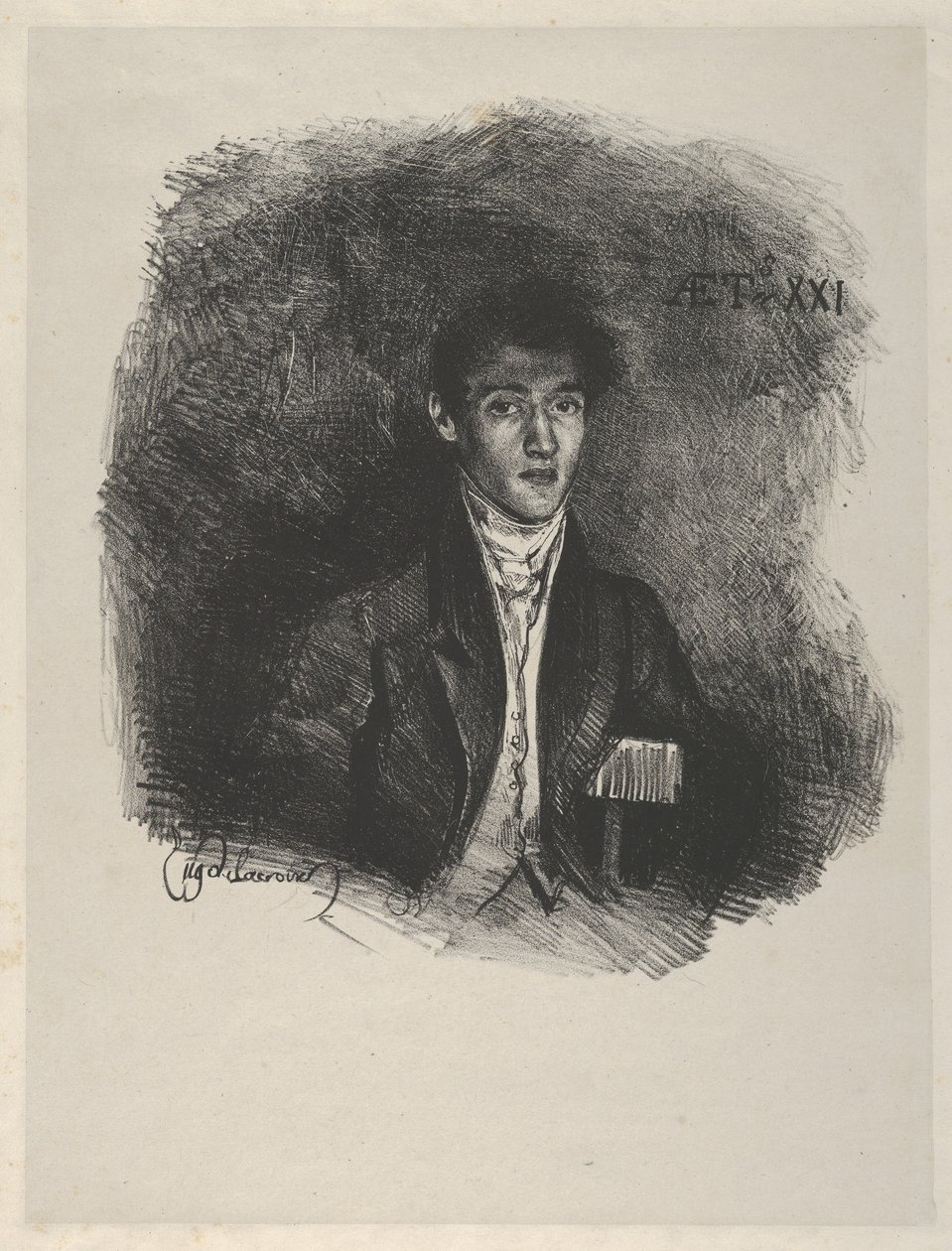 Baron Schwiter Louis Auguste Schwiter, 1805-1889, 1826 von Eugène Delacroix