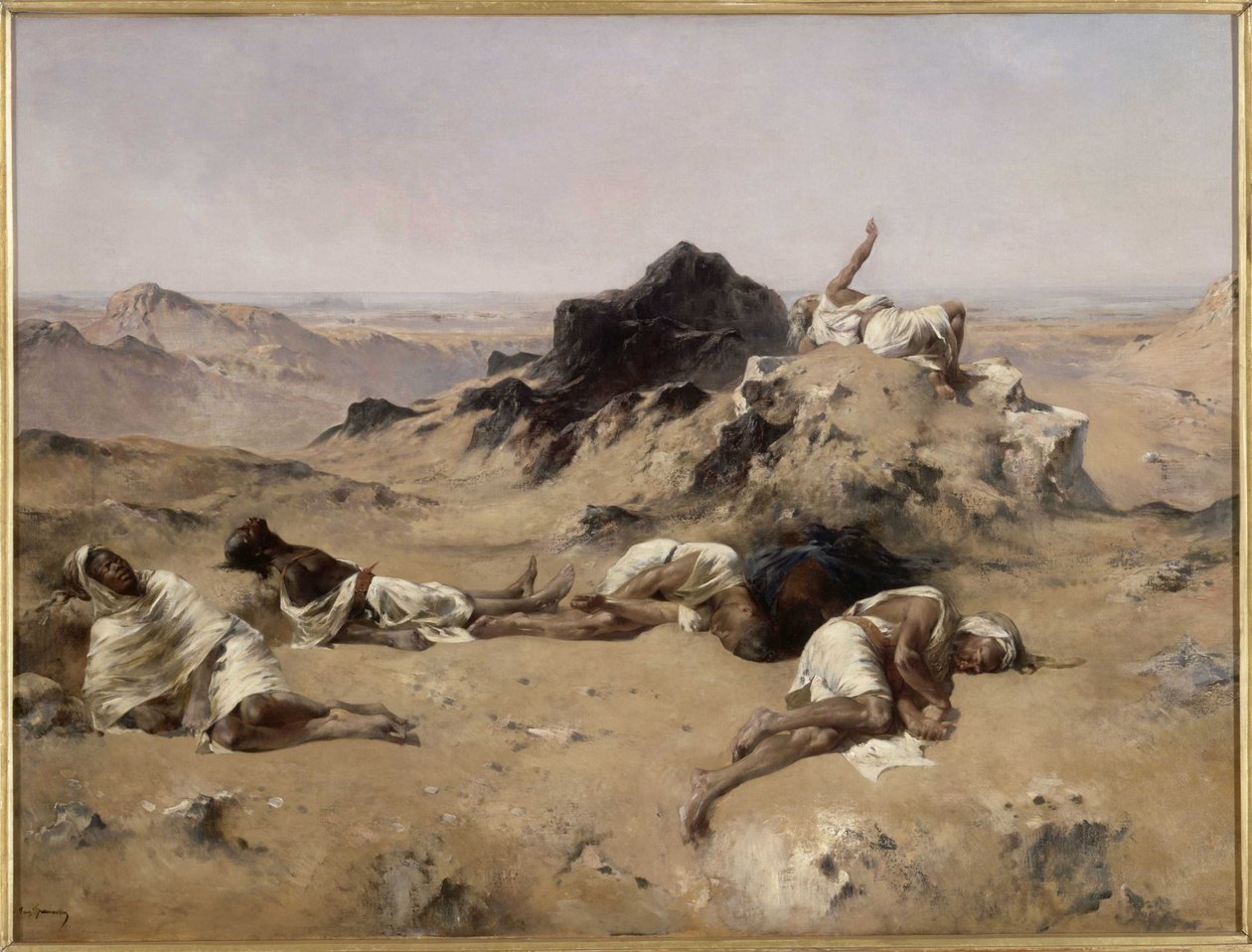 Le Pays de la Soif, 1860er Jahre von Eugène Fromentin