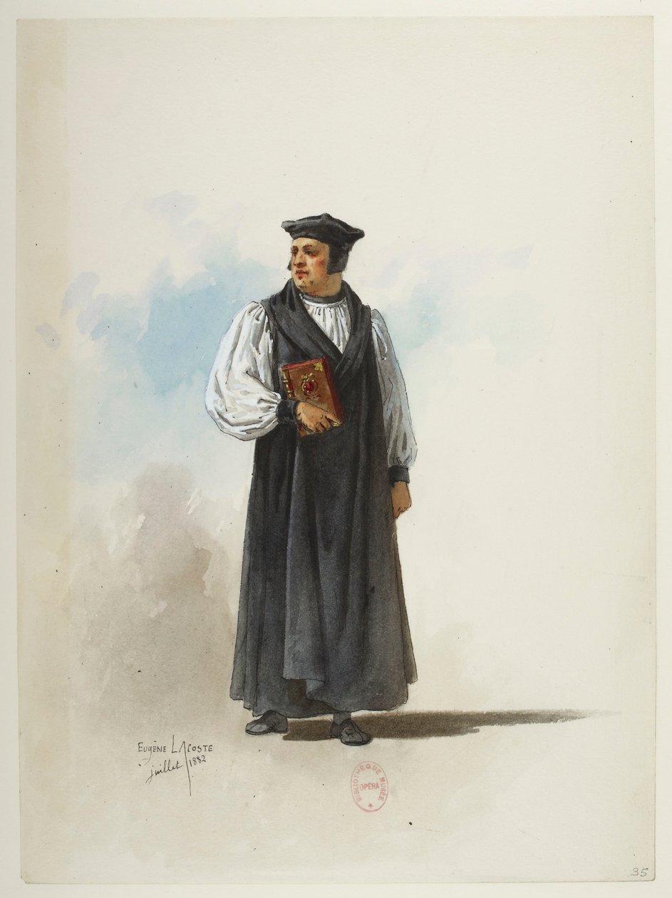 Henry VIII - Kostümentwürfe - Lacoste - 35. Kostüm von Eugene Lacoste