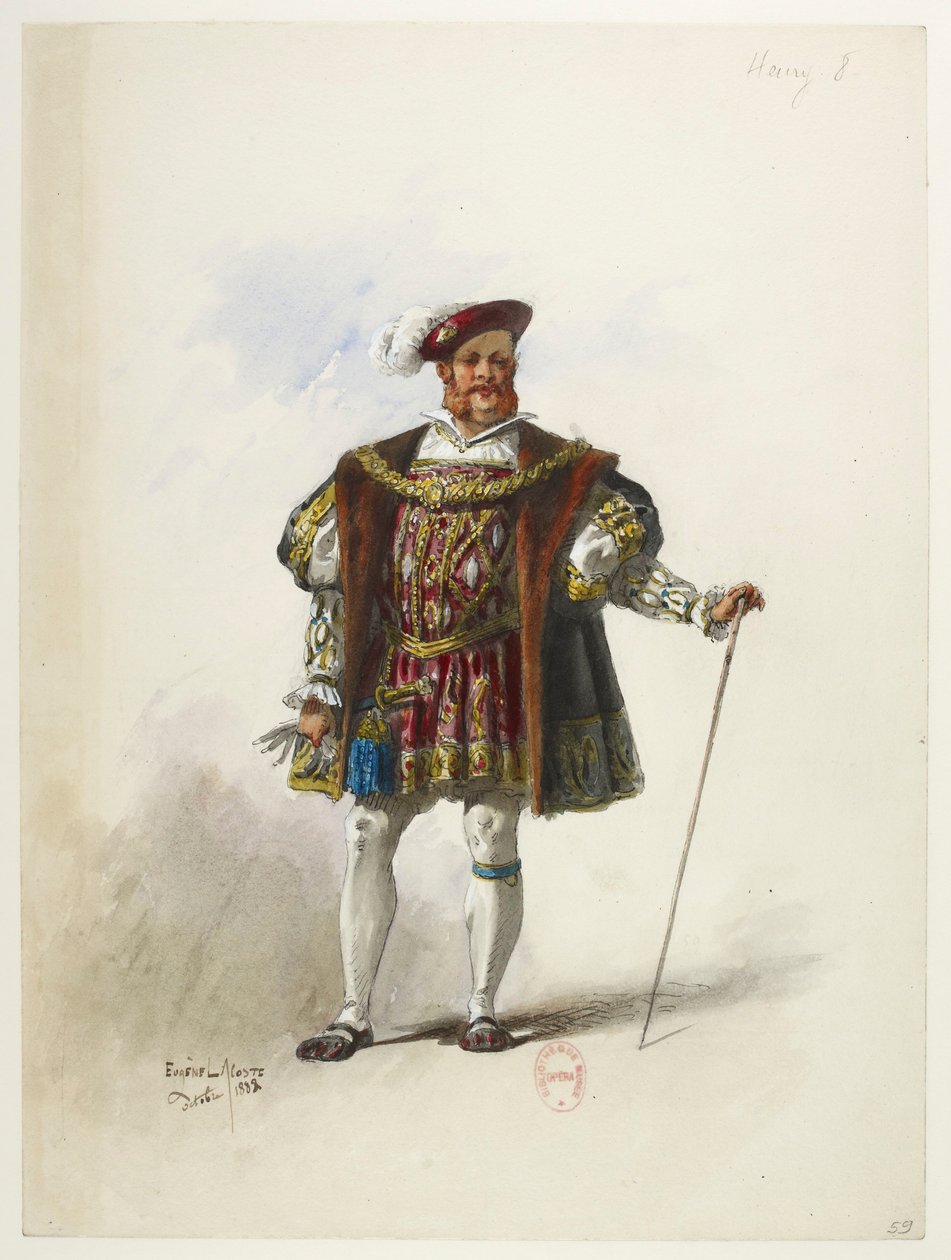 Henry VIII - Kostümentwürfe - Lacoste - 59. Henry VIII von Eugene Lacoste