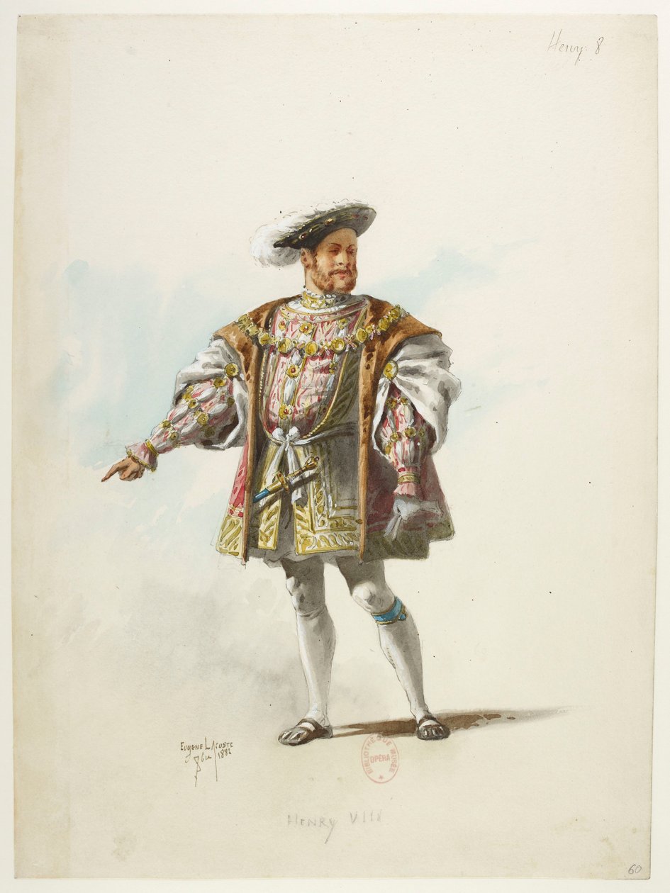 Henry VIII - Kostümentwürfe - Lacoste - 60. Henry VIII von Eugene Lacoste