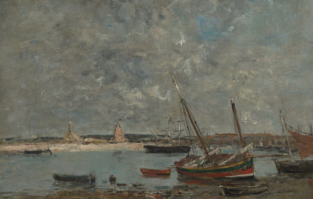 Camaret: Der Hafen von Eugene Louis Boudin