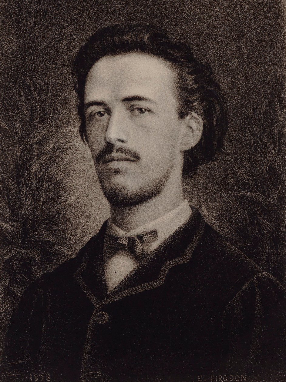Porträt des Komponisten Benjamin Godard 1849-1895 von Eugène Louis Pirodon