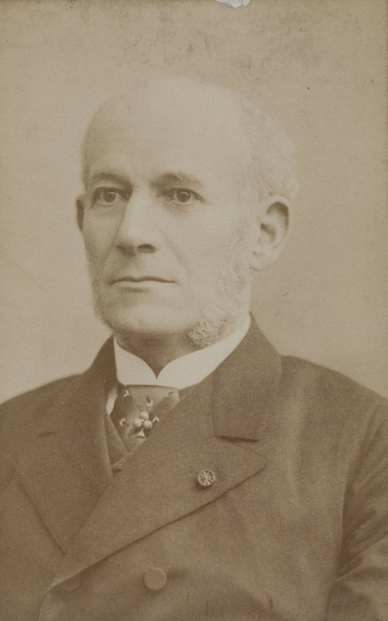 Porträt von Constant-Louis-Jean-Benjamin Jaurès (1823-1889), (Admiral, Diplomat, Politiker) von Eugene Pirou