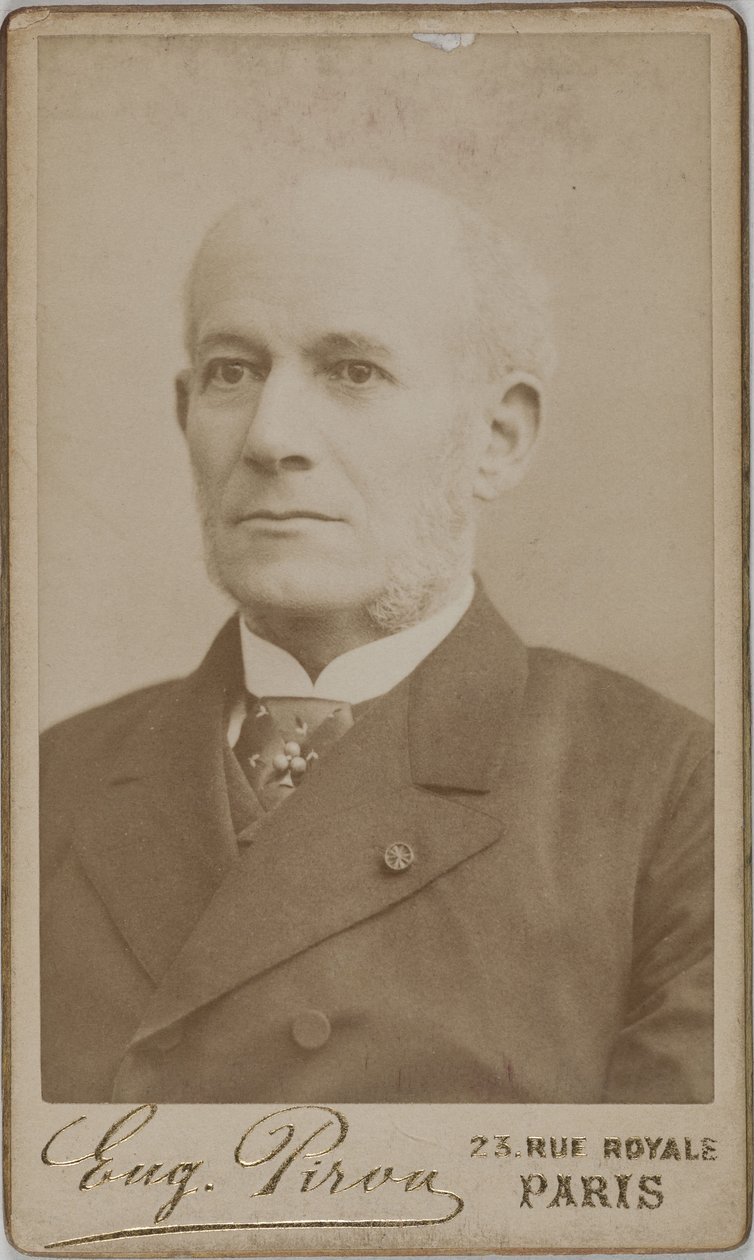 Porträt von Constant-Louis-Jean-Benjamin Jaurès (1823-1889), (Admiral, Diplomat, Politiker) von Eugene Pirou