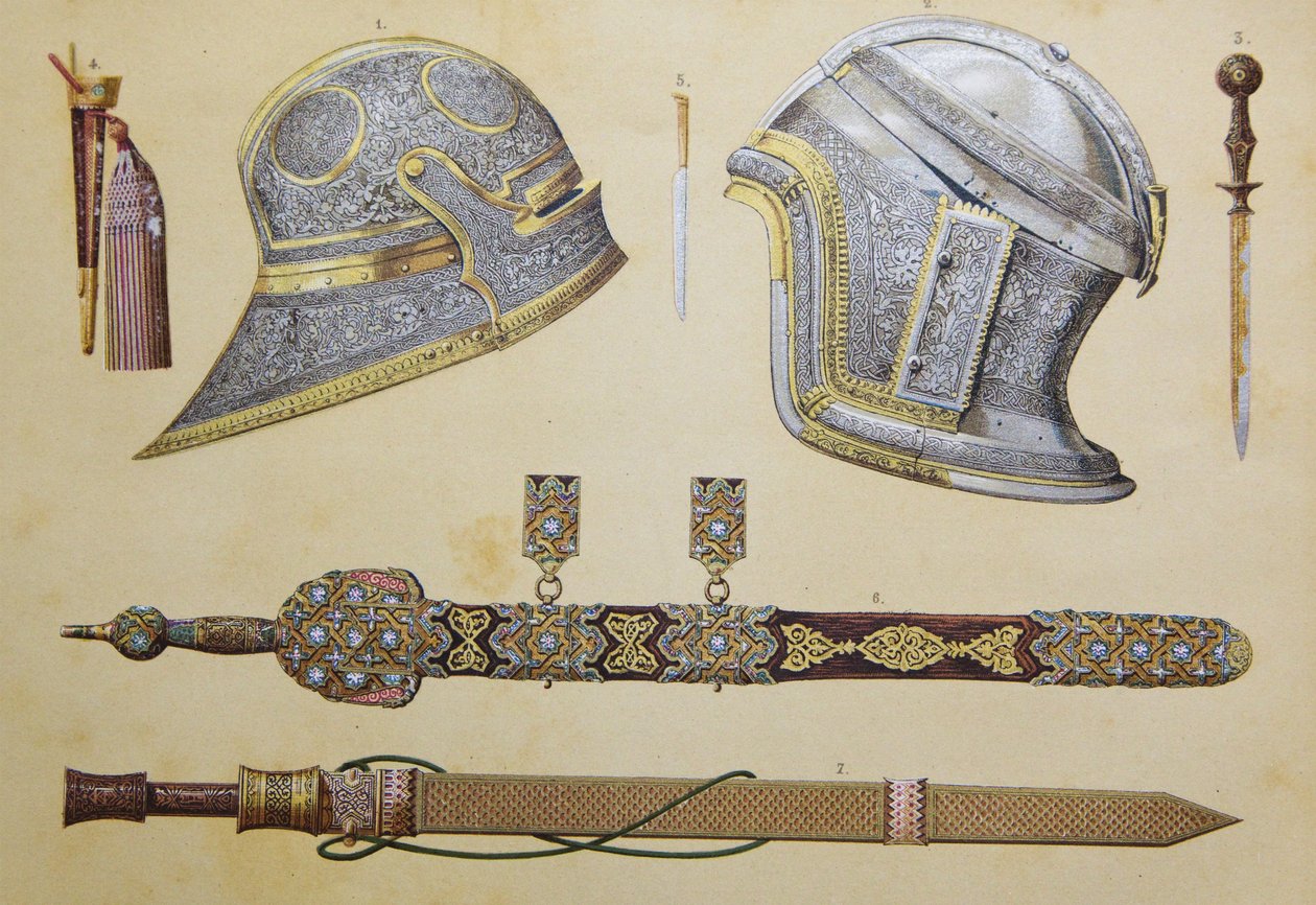 Waffen, die Boabdil gehörten, letzter maurischer König von Granada von European School