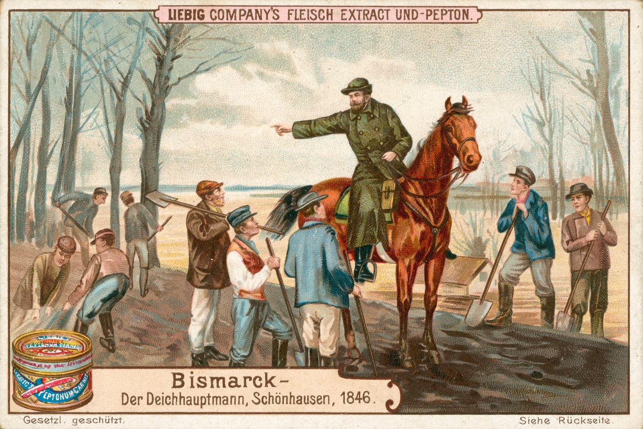 Bismarck, Liebig-Karte, frühes 20. Jahrhundert von European School