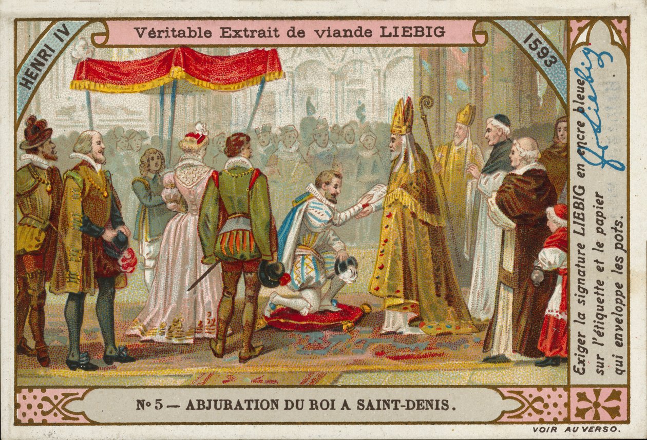 Konversion von Heinrich IV. von Frankreich zum Katholizismus von European School