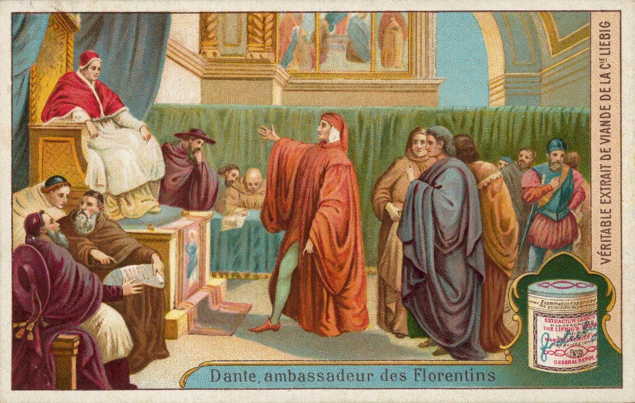 Dante vor Papst Bonifatius VIII von European School