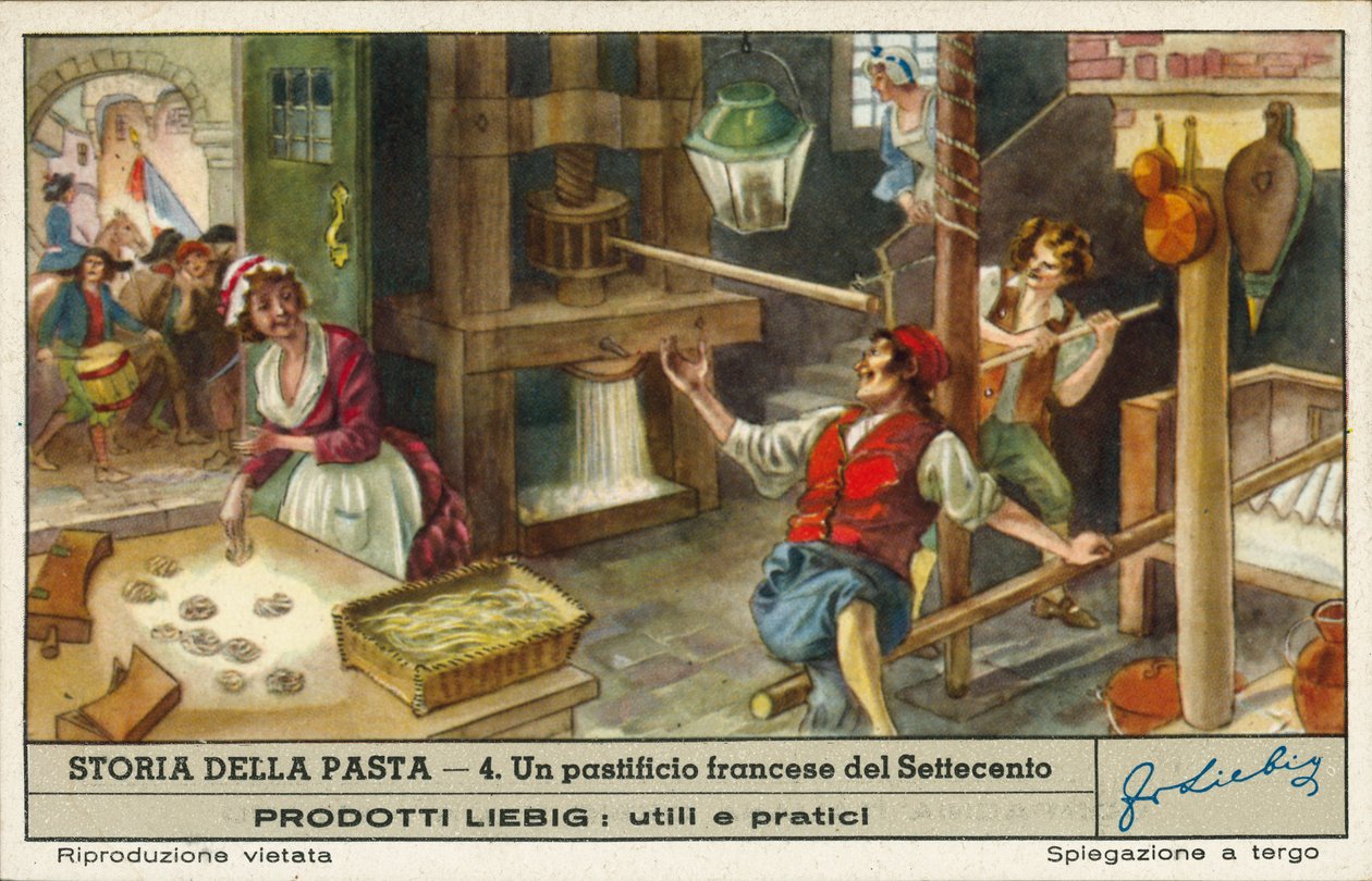 Französische Nudelfabrik von European School