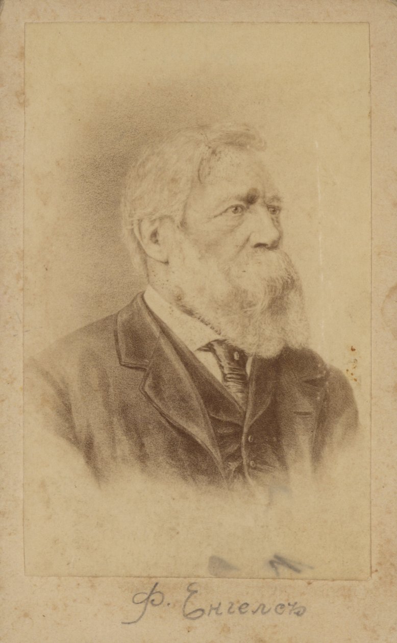 Friedrich Engels, deutscher Philosoph und Sozialwissenschaftler, einer der Begründer der marxistischen Theorie von European School