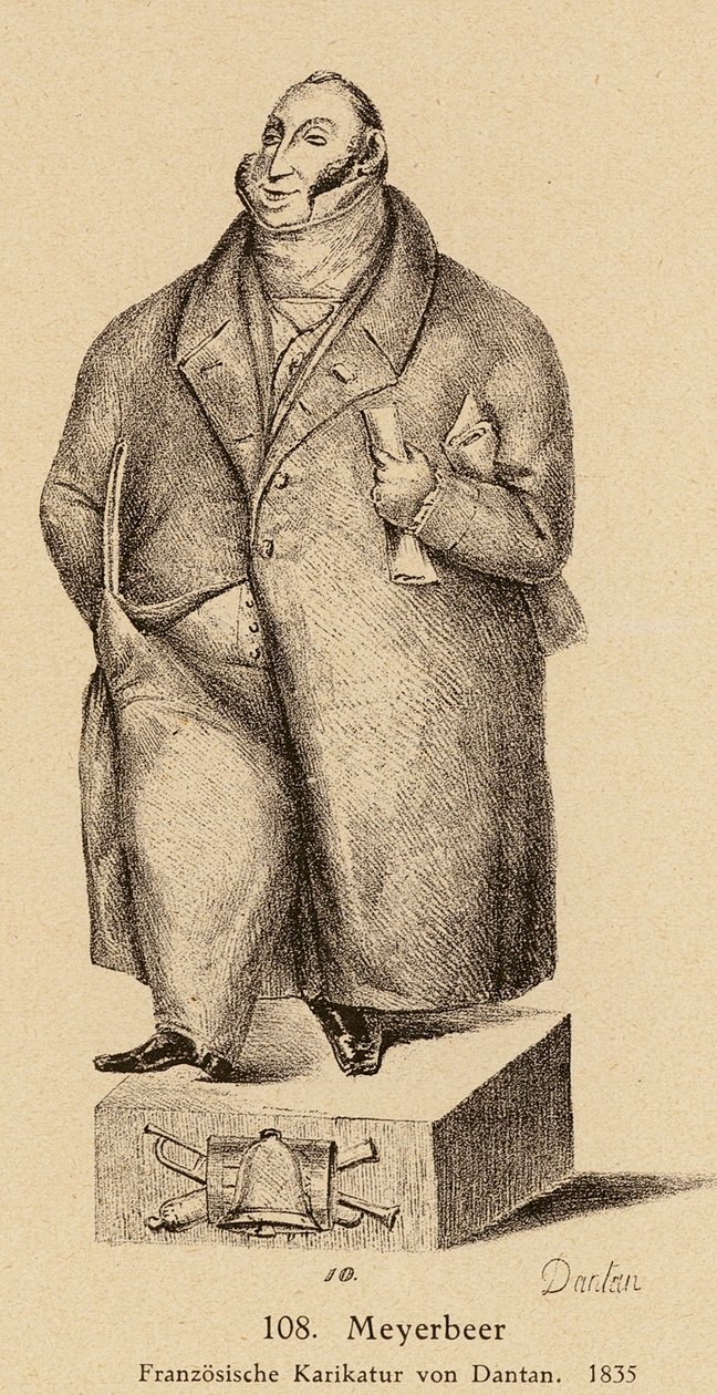 Giacomo Meyerbeer, deutscher jüdischer Komponist von European School