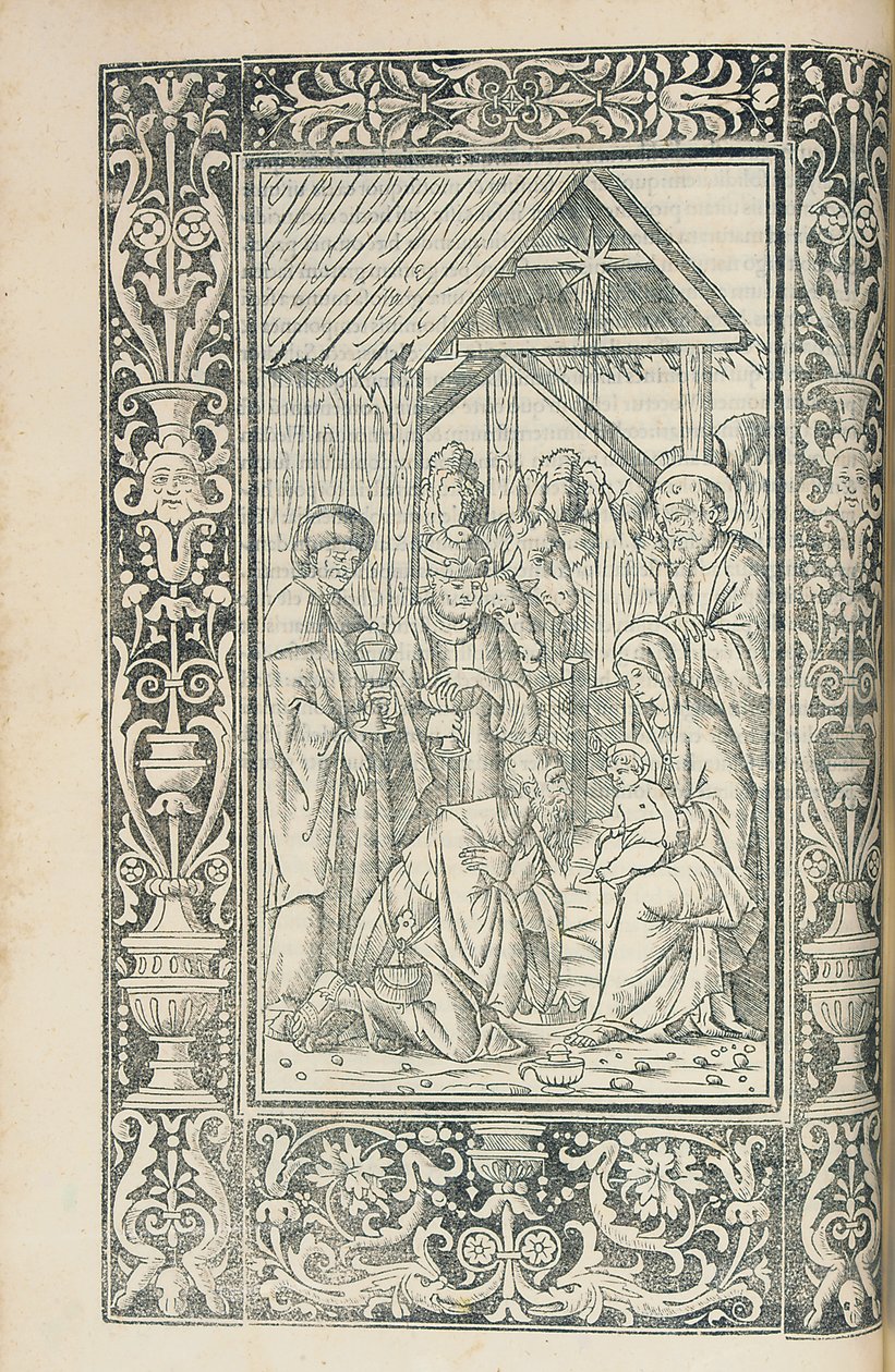 Illustration aus dem Decachordum Christianum von Marcus Vigerius (1446-1516), Fano von European School