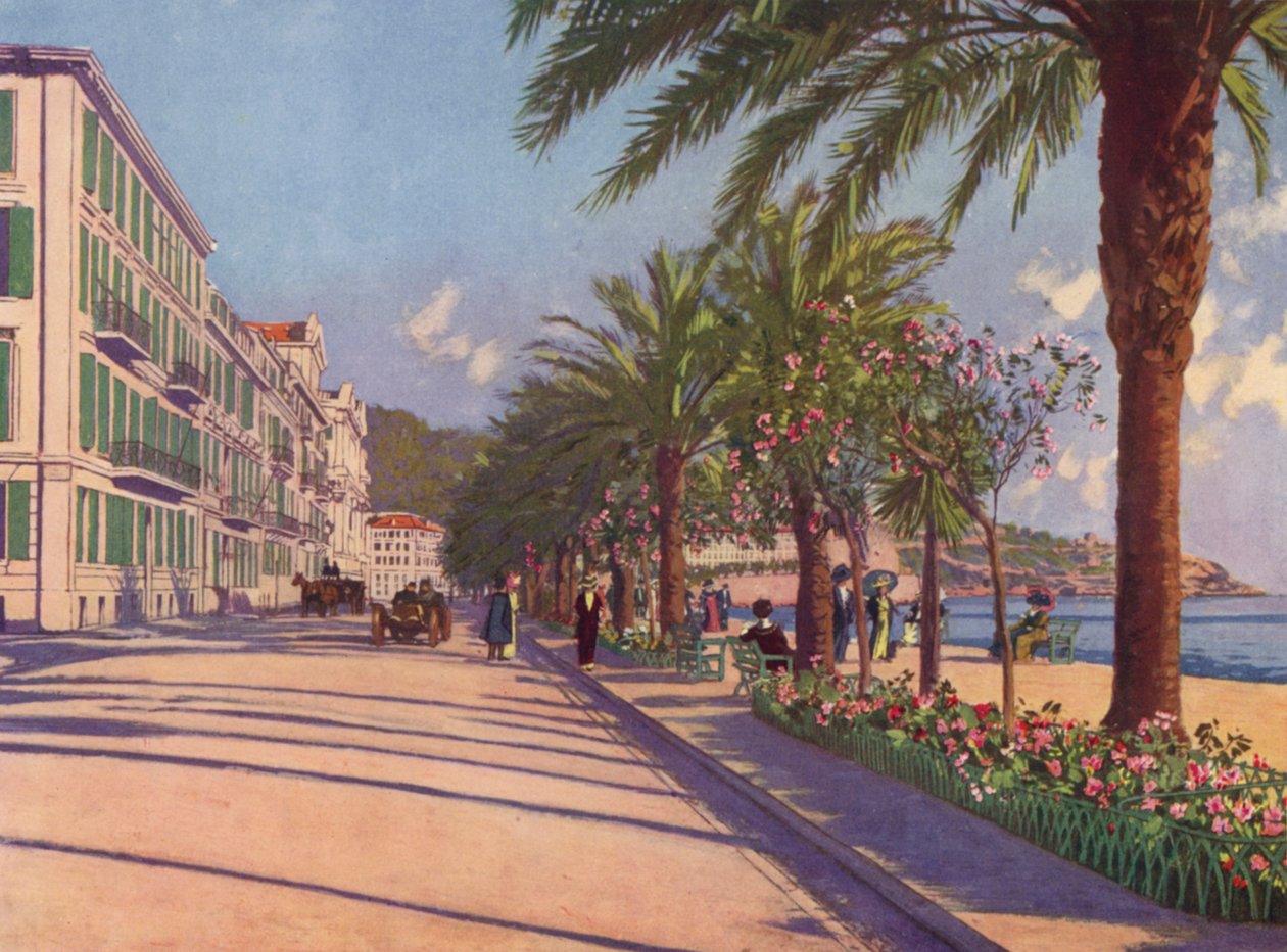 Nizza, Promenade du Midi im Osten von European School