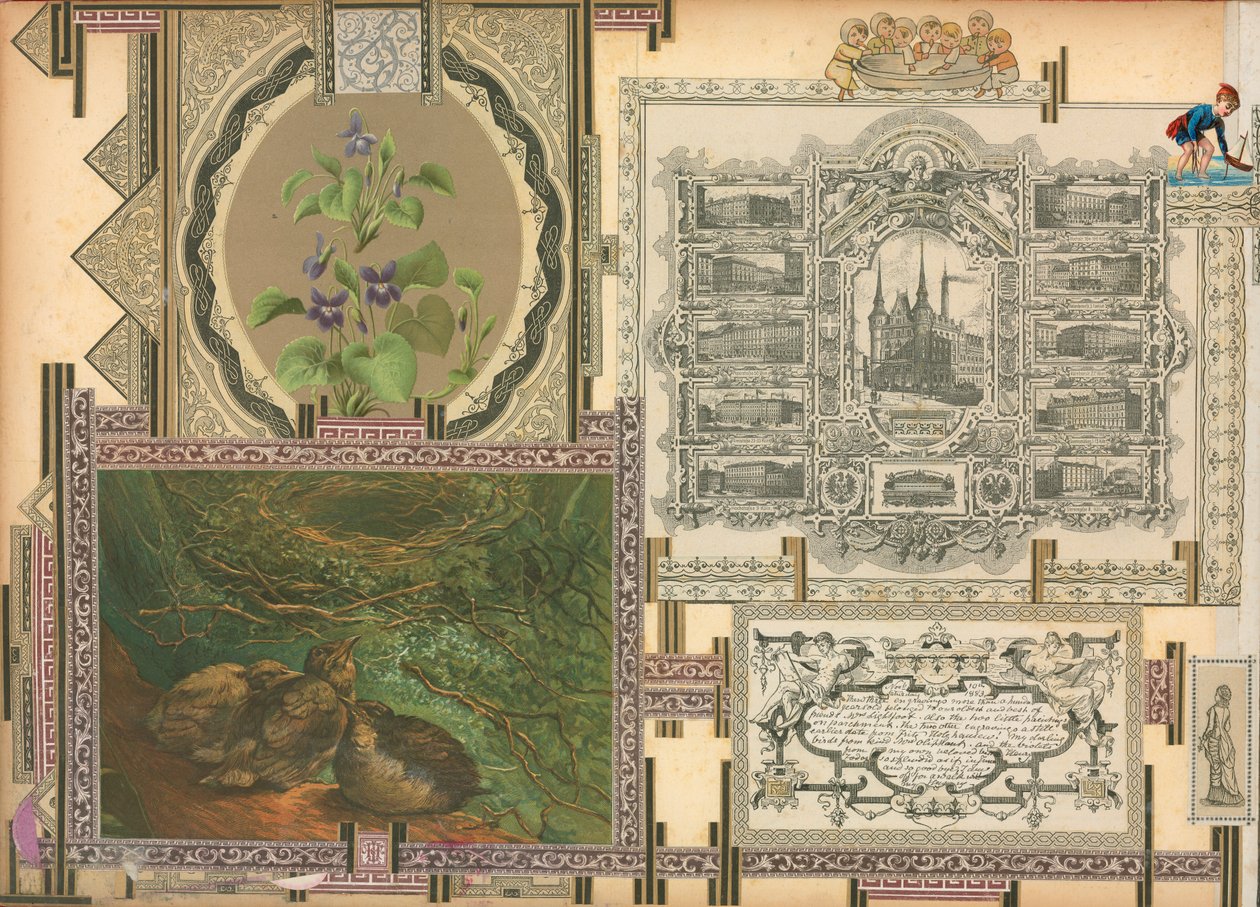 Seite aus Sammelsurium Band III von European School