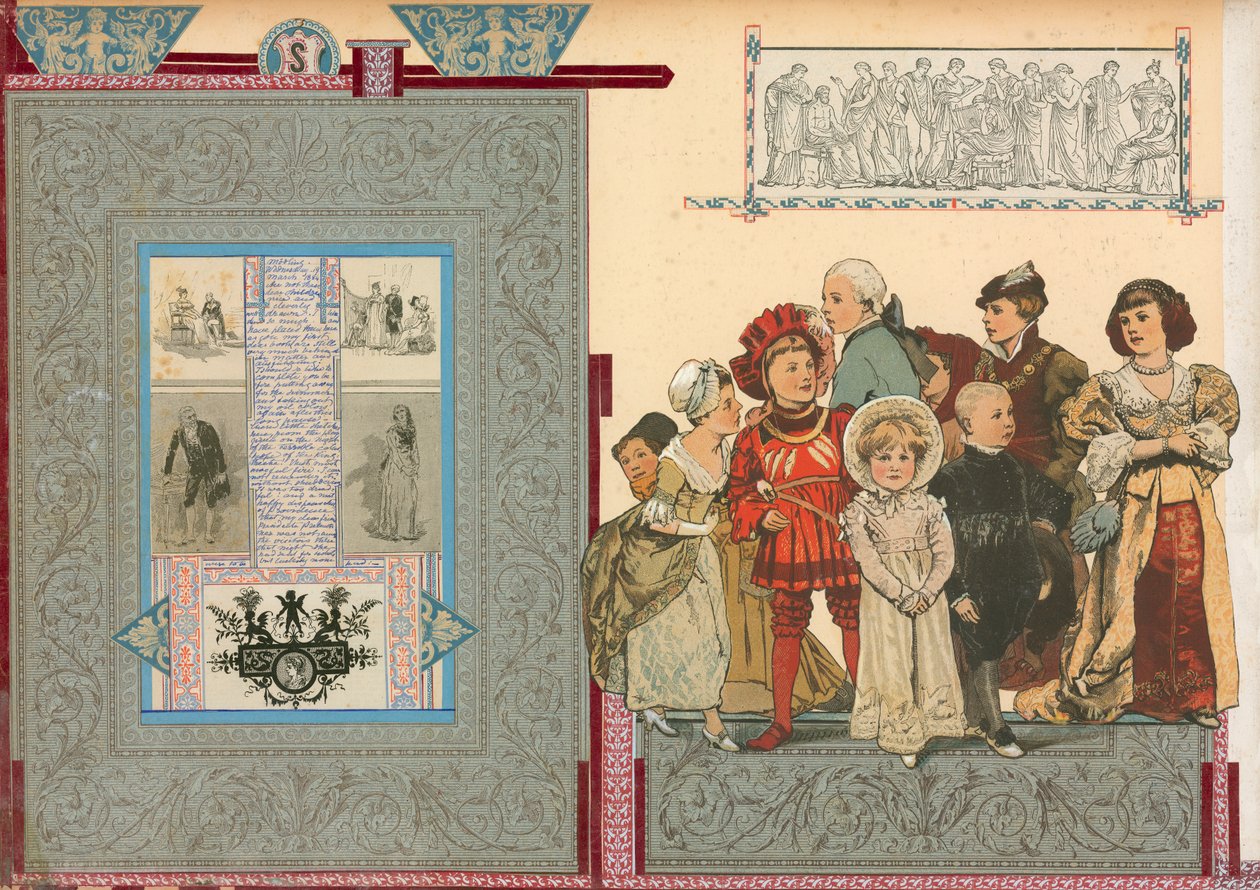 Seite aus Sammelsurium Band III von European School