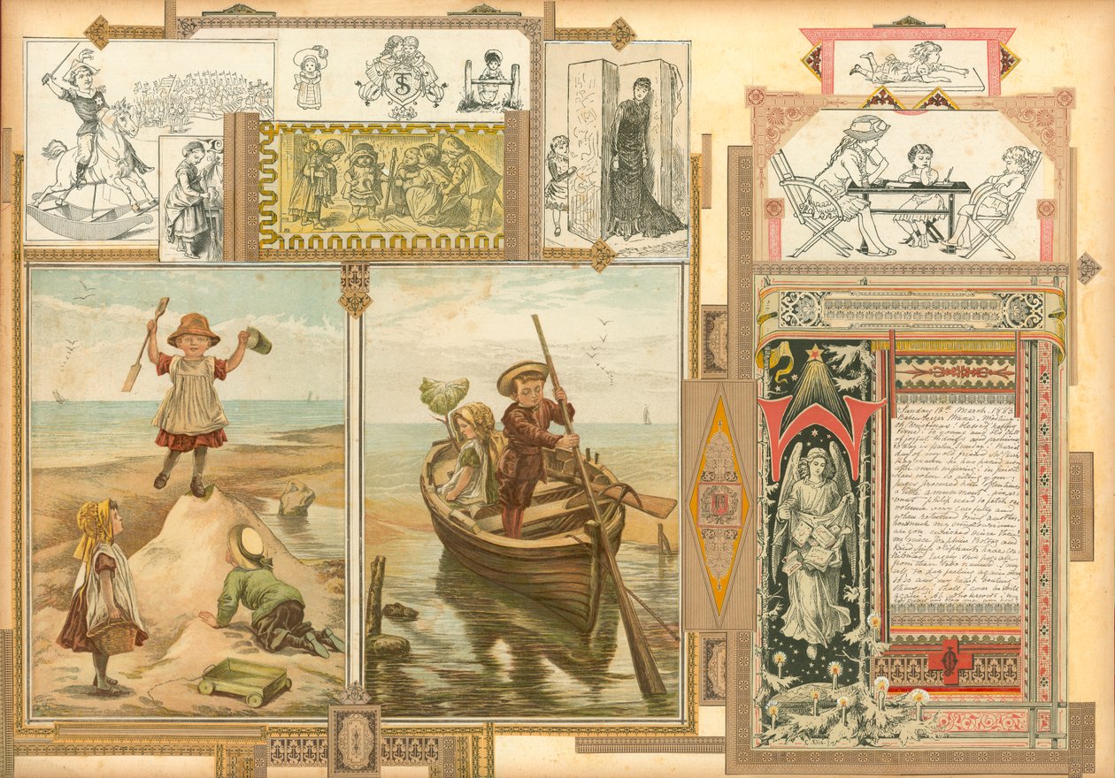 Seite aus Sammelsurium Band II von European School