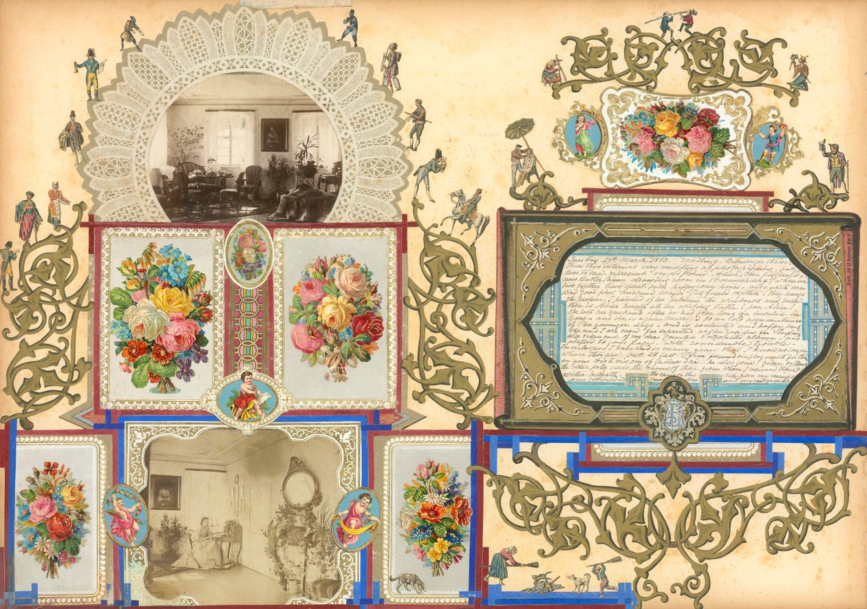 Seite aus Sammelsurium Band II von European School