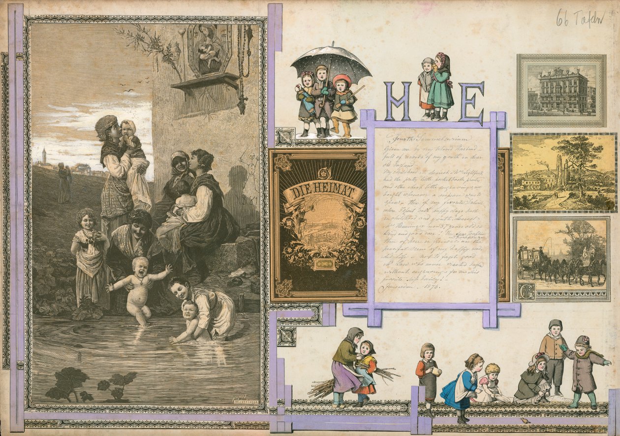 Seite aus Sammelsurium Band IV von European School