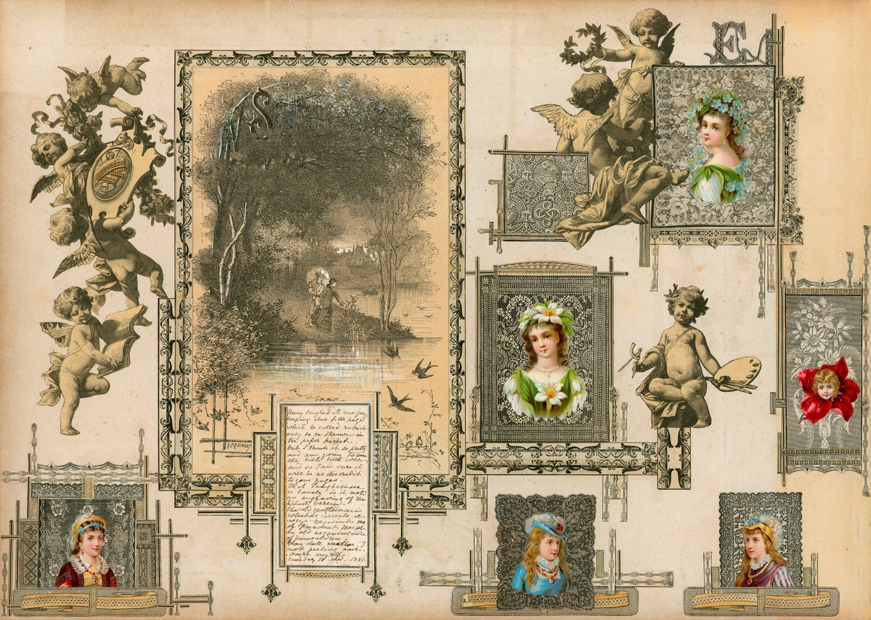 Seite aus Sammelsurium Band IV von European School