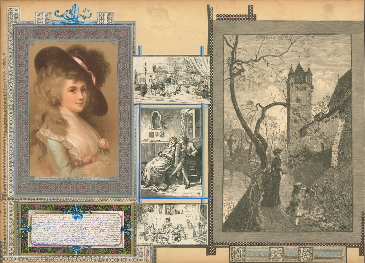 Seite aus Sammelsurium Band IX von European School