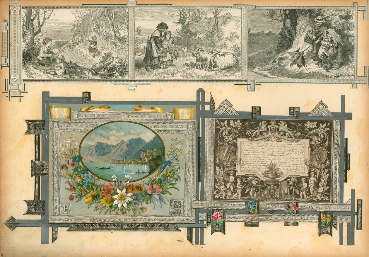 Seite aus Sammelsurium Band I von European School