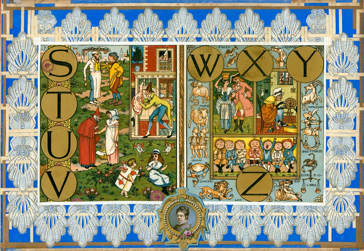 Seite aus Sammelsurium Band VIII von European School