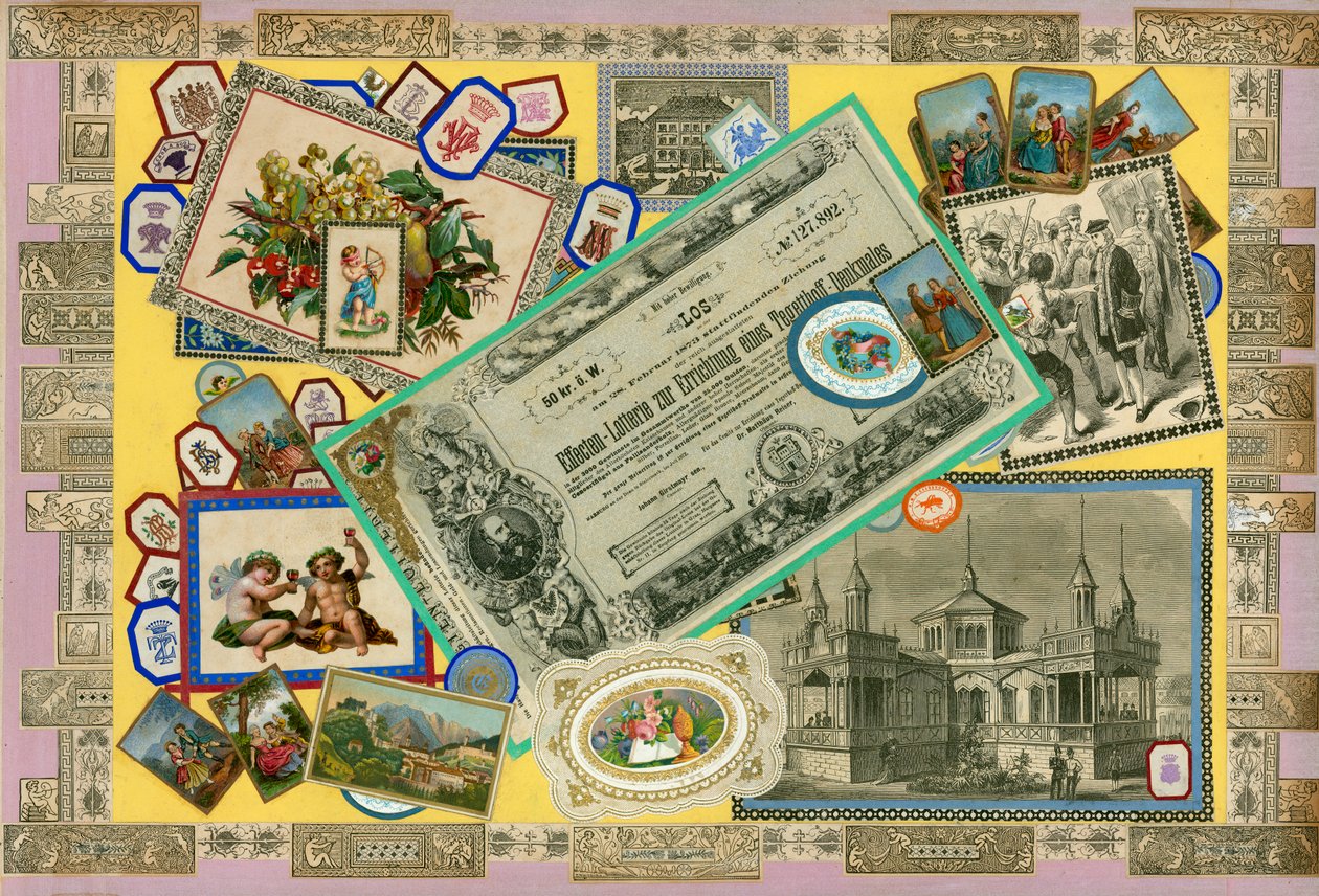 Seite aus Sammelsurium Band VIII von European School