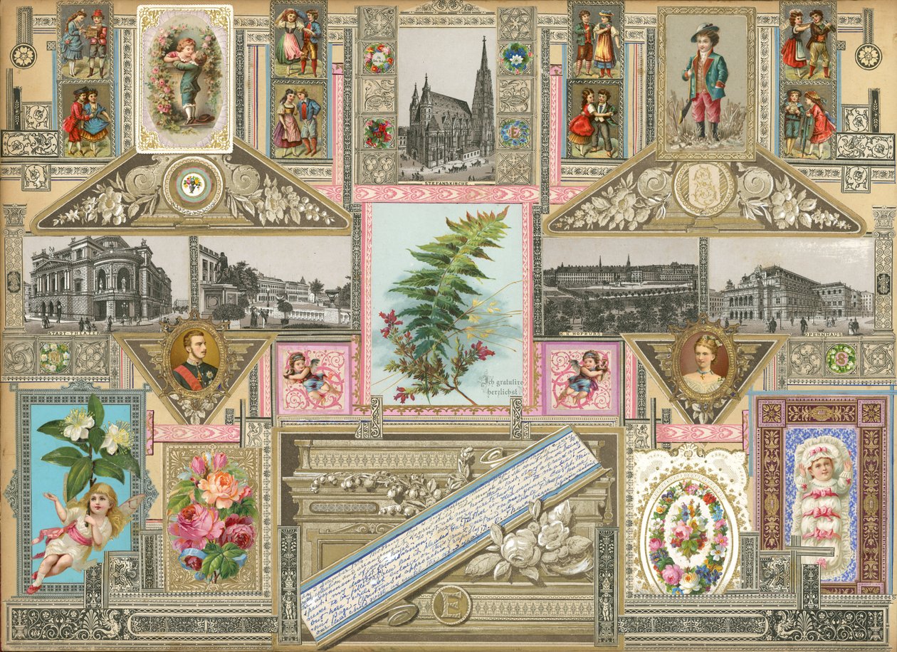 Seite aus Sammelsurium Band VI von European School