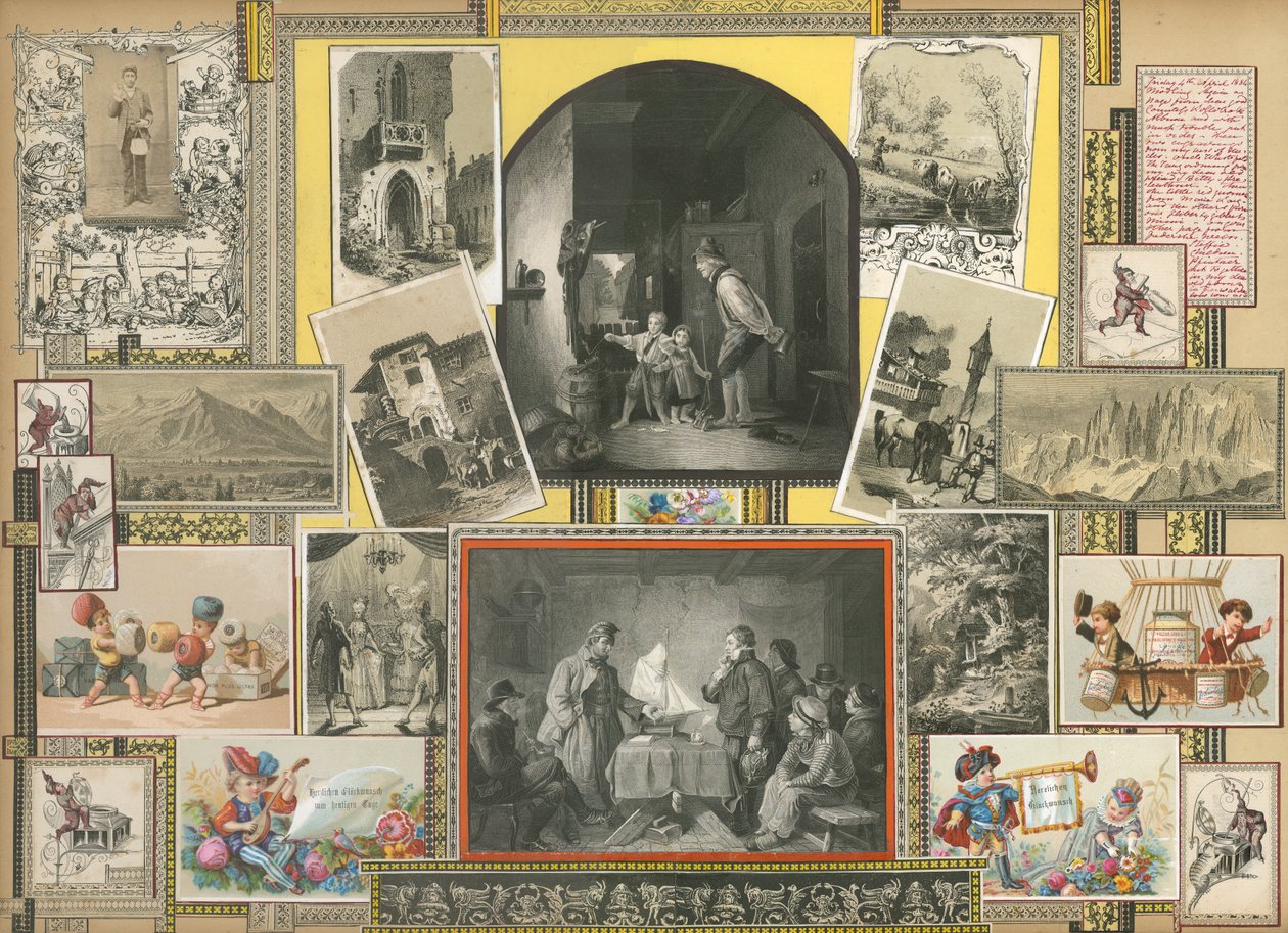 Seite aus Sammelsurium Band VI von European School