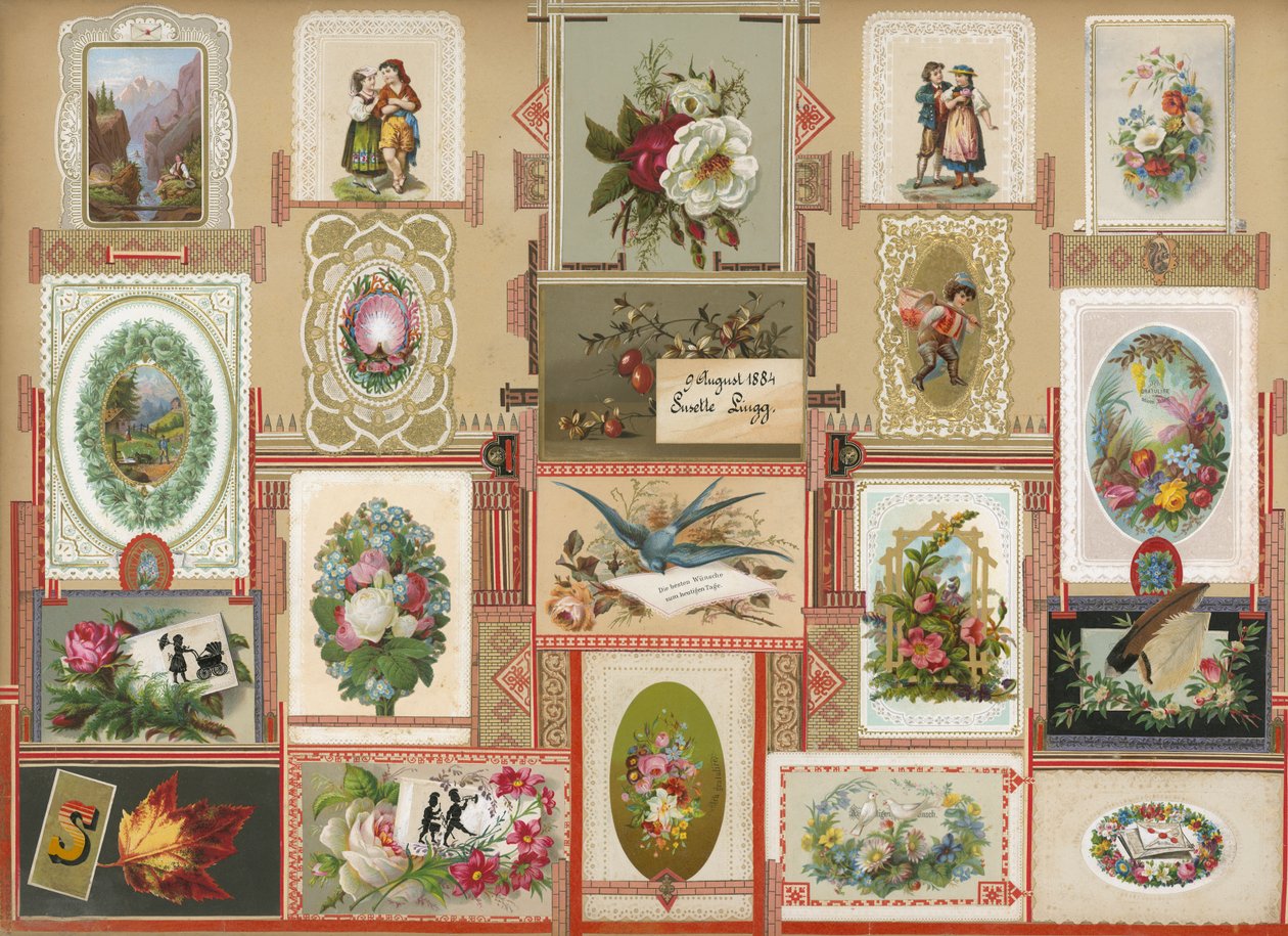 Seite aus Sammelsurium Band VI von European School