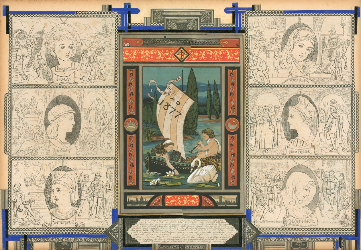 Seite aus Sammelsurium Band V von European School