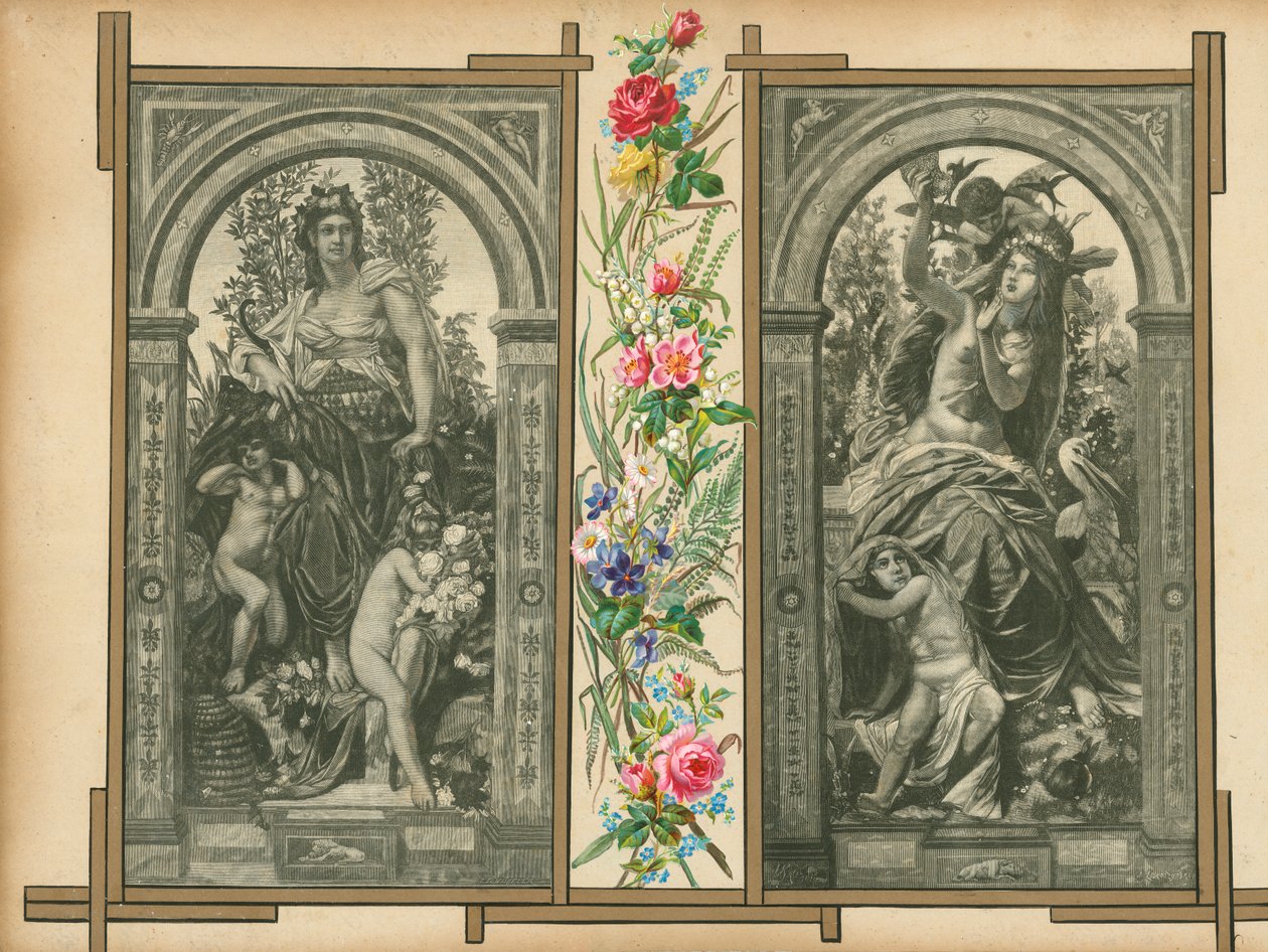 Seite aus Sammelsurium Band XI von European School