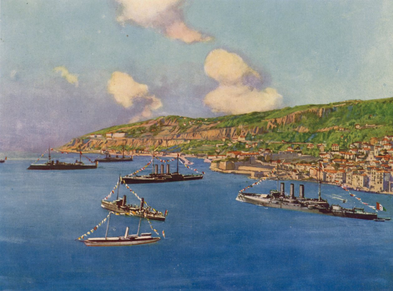 Villefranche, Die Reede und die Flotte von European School