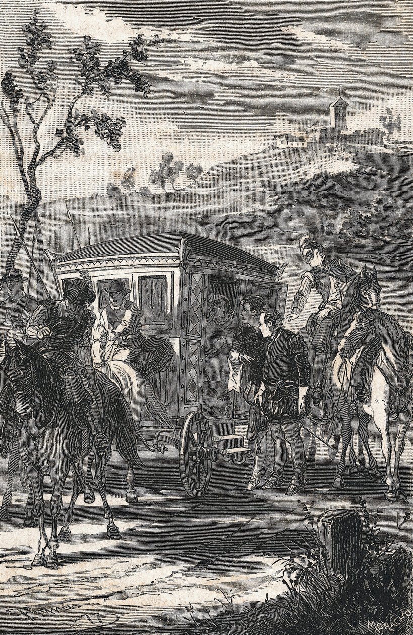 Illustration für El principe de los ingenios, Miguel de Cervantes Saavedra von Eusebio Planas