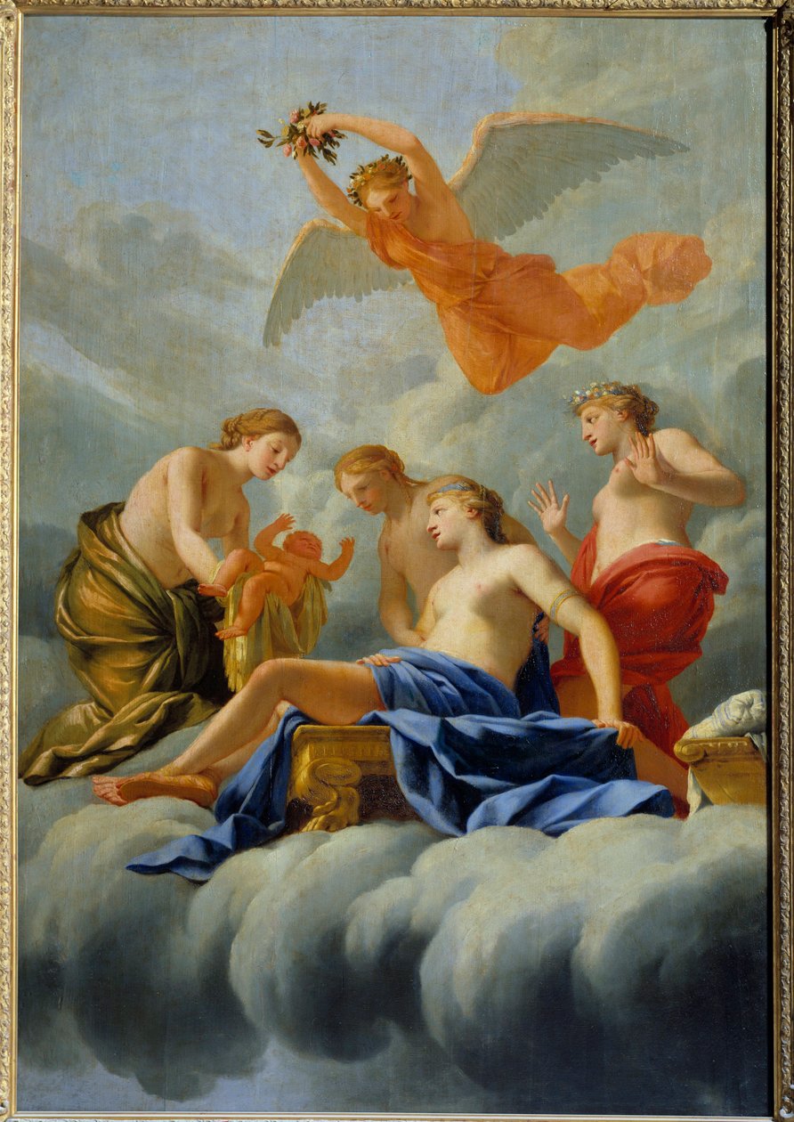 Die Geburt der Liebe von Eustache (studio of) Le Sueur