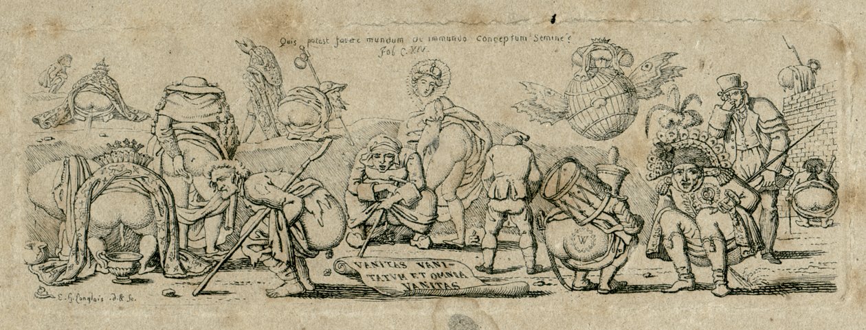 Eitelkeit der Eitelkeiten, alles ist Eitelkeit, nach 1800 von Eustache Hyacinthe Langlois
