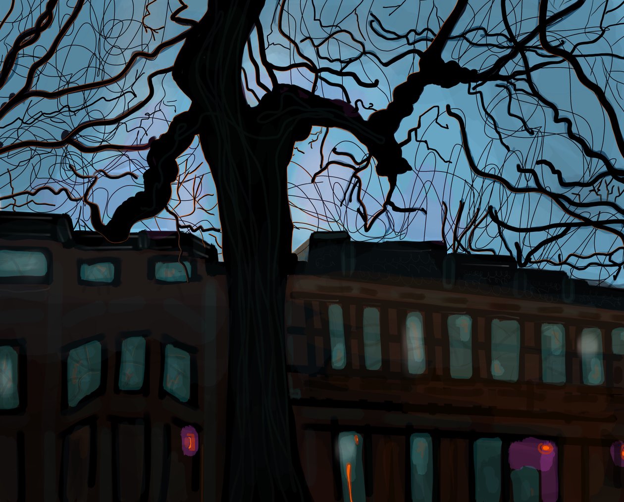 7. Straße in der Dämmerung von Evan Sklar