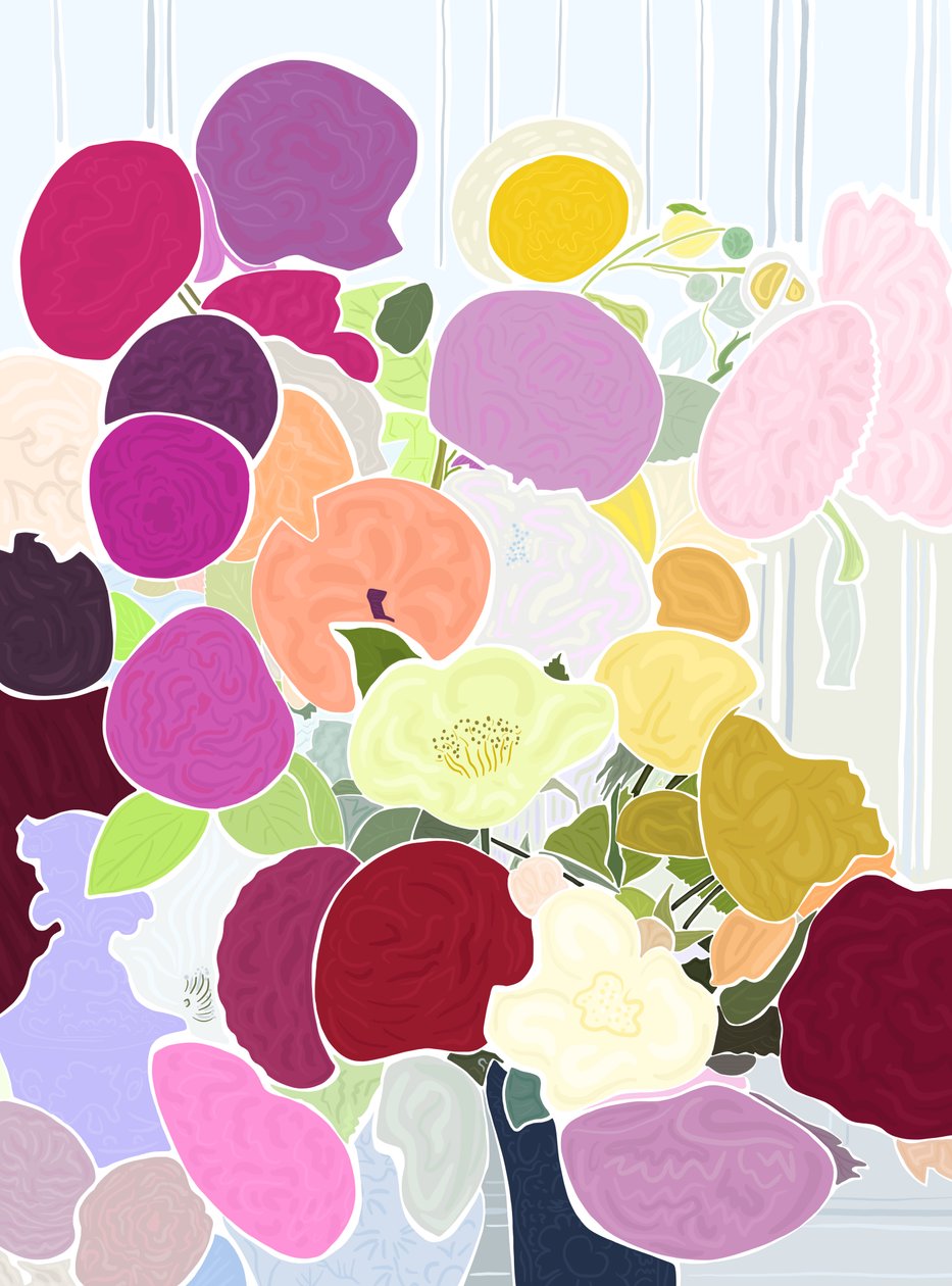 Blumenstrauß, 2025 von Evan Sklar